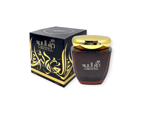 Thara al oud Bakhoor 80g Ard zafaran incense bukhoor amber leather oud fragrance