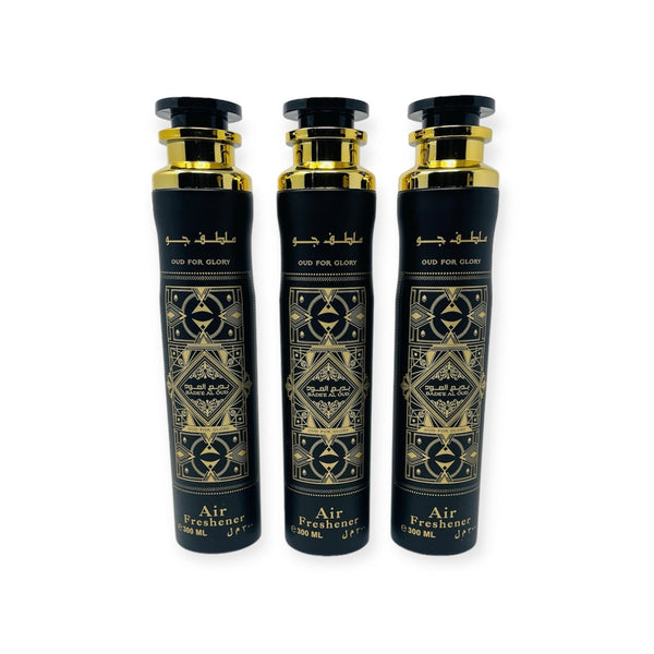 Bade’e Al Oud (Oud of Glory) Air Freshener 300ml by Lattafa 3 pack-theislamicshop.com