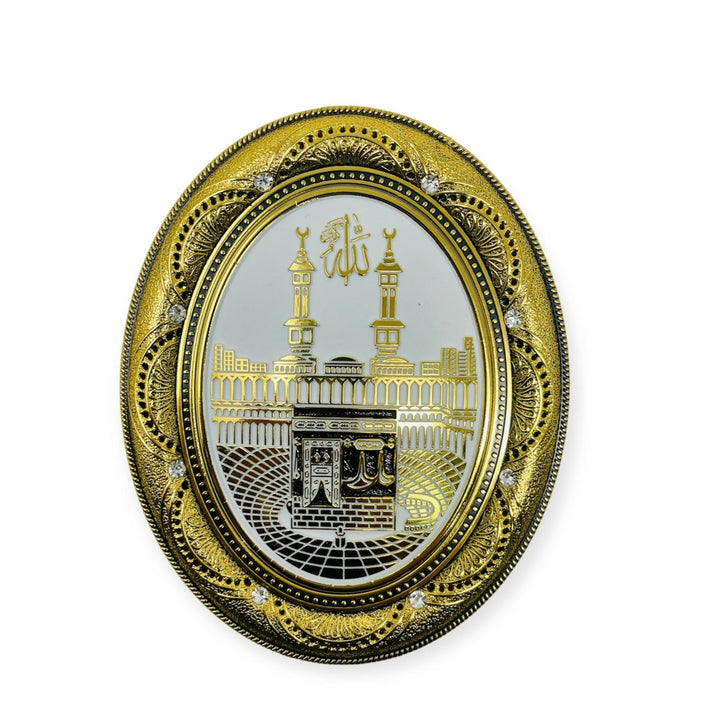 Kaaba Wall Hanging Frame /Stand Plate-PN-0508-(15x12cm) -theislamicshop.com