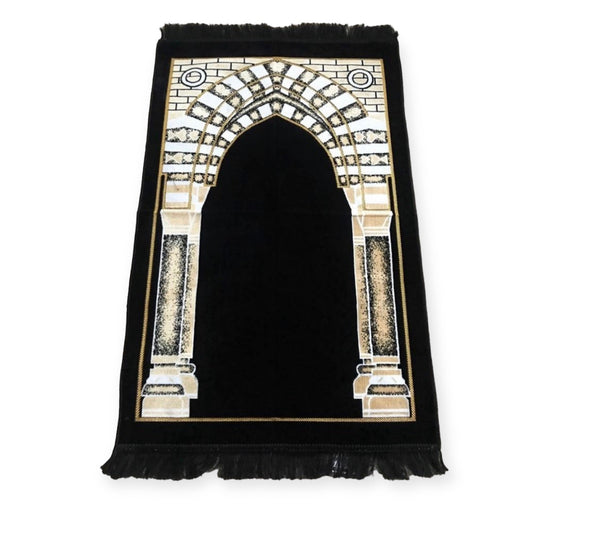 Minimalist Rawda disign prayer mat sajjadah jaynamaz salah prayer rug Turklish prayer mat