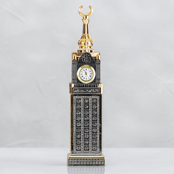 Kaaba Tower islamic ornament Gold and silver-theislamicshop.com