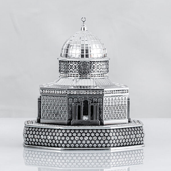 Beautiful Replica of Al Aqsa Ornament Silver Gold-theislamicshop.com