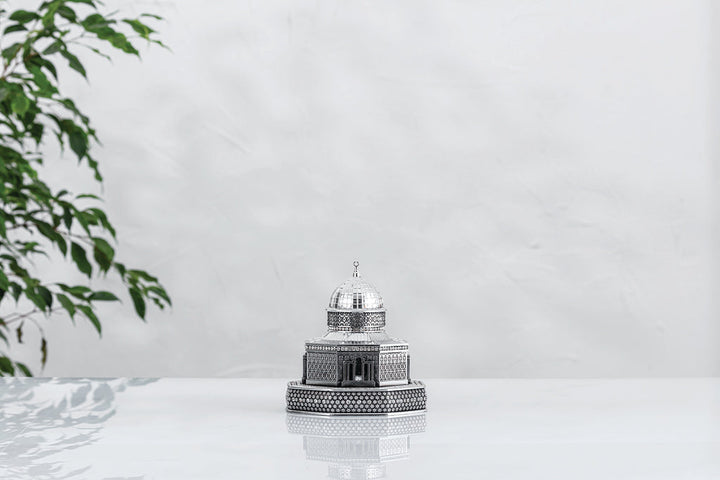 Beautiful Replica of Al Aqsa Ornament Silver Gold-theislamicshop.com