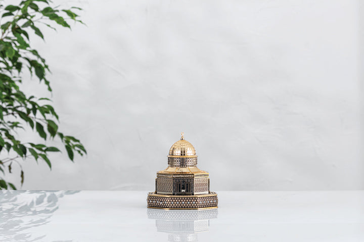 Beautiful Replica of Al Aqsa Ornament Silver Gold-theislamicshop.com