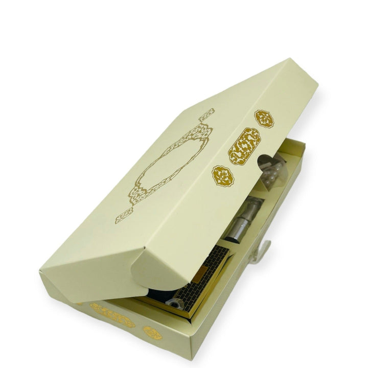 Islamic Gift Box Tasbeeh, Zamzam Water, Attar, Dates &Yaseen books careem-Theislamicshop.com