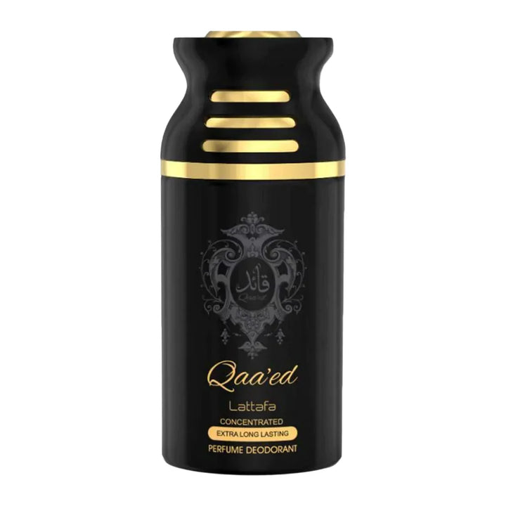 LATTAFA DEO 250 ML -QAA'ED Deodorant Long Lasting Floral Fragrance-theislamicshop.com