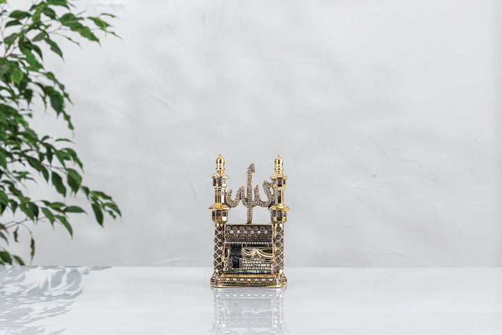 Kaaba With 99 Name Allah. Islamic ornament Gold Silver-theislamicshop.com