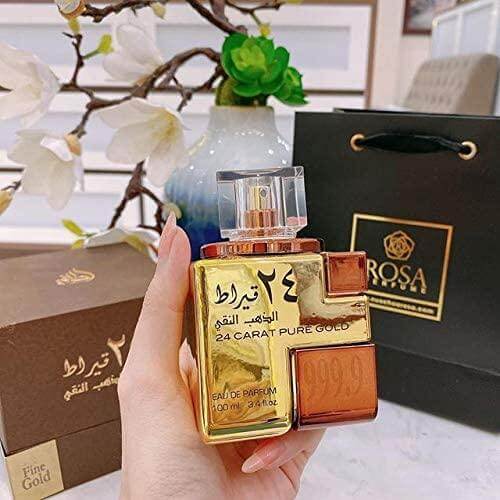 24 Carat Pure Gold | Eau De Parfum 100ml | by Lattafa-theislamicshop.com