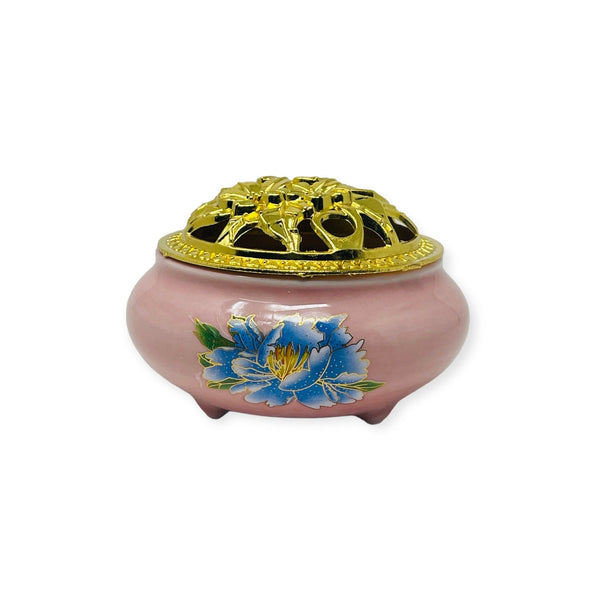 Incense Bakhoor Oudh Burner Pink-theislamicshop.com
