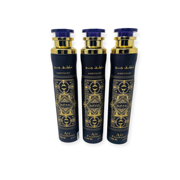 Bade'e Al Oud Amethyst AIR FRESHENER SPRAY 300ML BY Lattafa Pack of 3