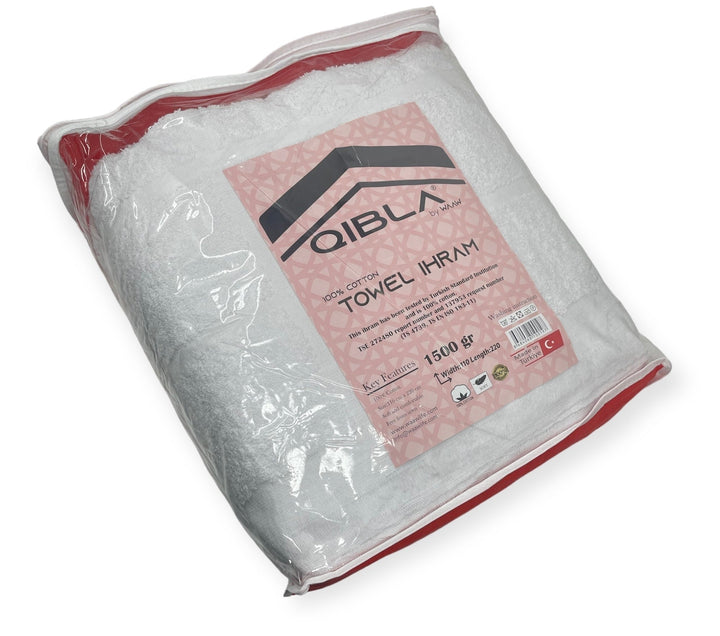 Premium quality Alif Ihram for Hajj and Umrah 2pcs 220cmx110cm 1500gr-theislamicshop.com