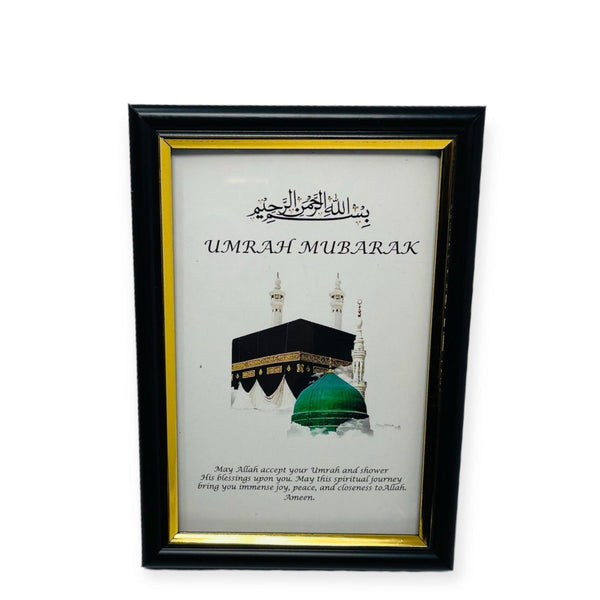 Umrah Mubarak islamic table Frame-Theislamicshop.com
