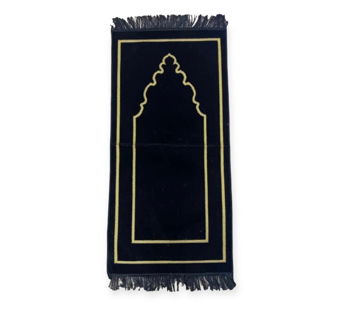 Child Plain Prayer Mat-Colour Black-theislamicshop.com