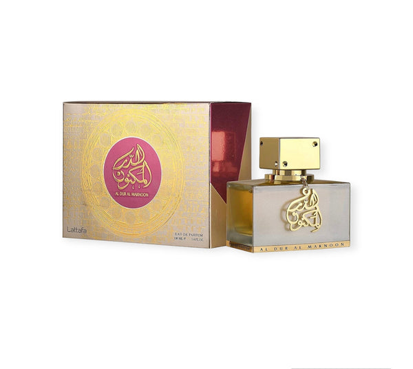 Al Dur Maknoon Gold 100ml EDP Spray for Women by Lattafa