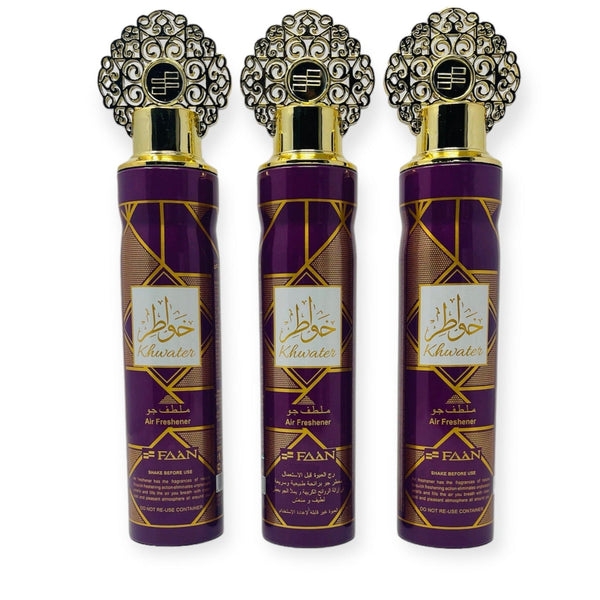 Khwater Home Air freshener 300ml By Faan 3 pack-theislamicshop.com
