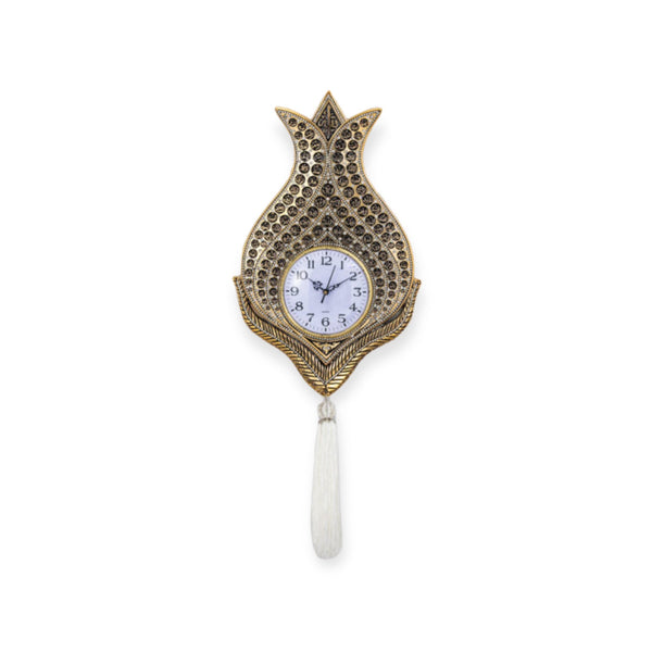 Clock With 99 Beautiful Names of Allah Gold Silver