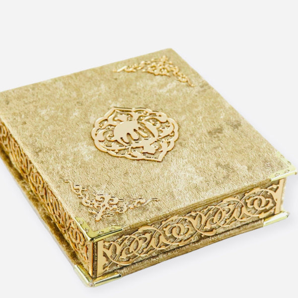 A Beautiful Quran or Tasbeeh with gift box-theislamicshop.com