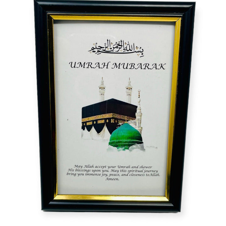Umrah Mubarak islamic table Frame-Theislamicshop.com