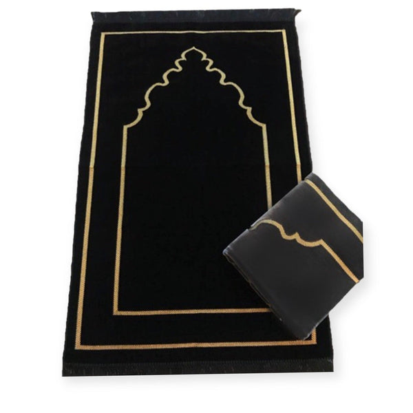 Plain prayer mat sajjadah jaynamaz salah prayer rug Turklish prayer mat