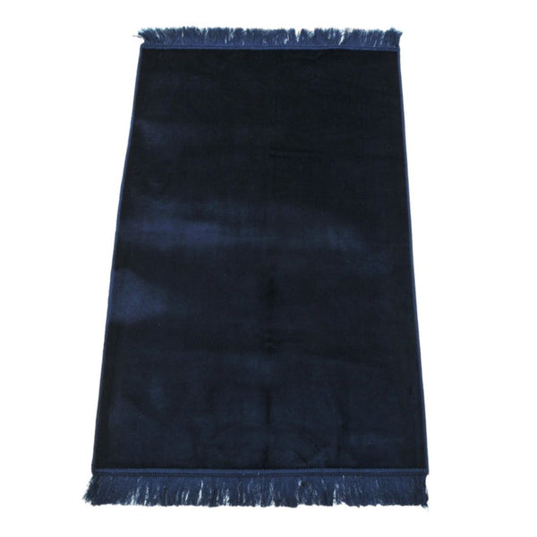 Plain prayer mat sajjadah jaynamaz salah prayer Blue-TheIslamicshop.com