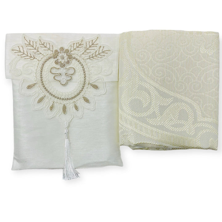 Lace Work Travel prayer mat 3 Colours-TheIslamicshop.com