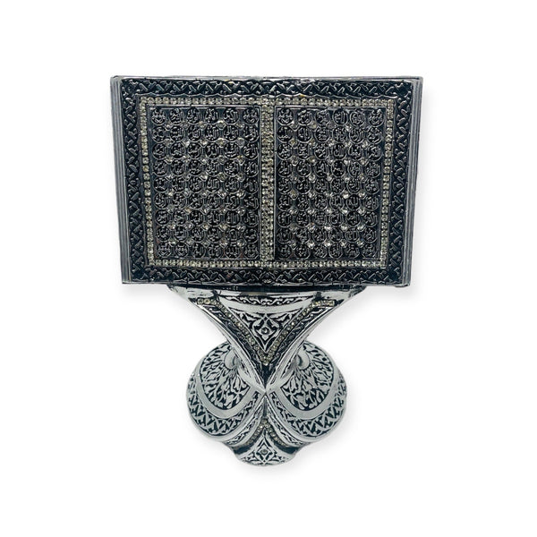Islamic Table Decor Quran Open Book Allah Name- theislamicshop.com