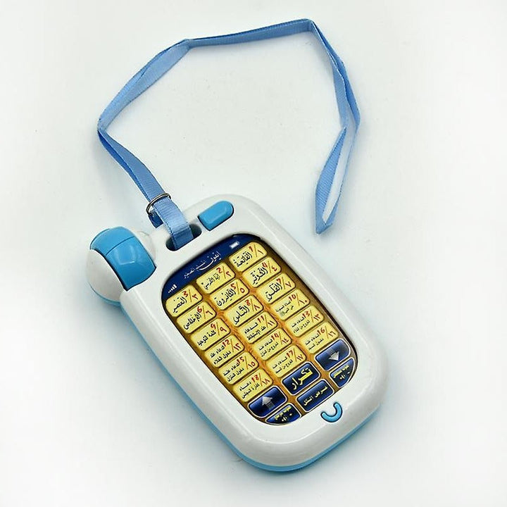 18 Arabic Verses Holy Koran Mobile Phone Story Learn Quran Learning Machine With Light ,muslim Islamic Educational Toys For-Theislamicshop.com