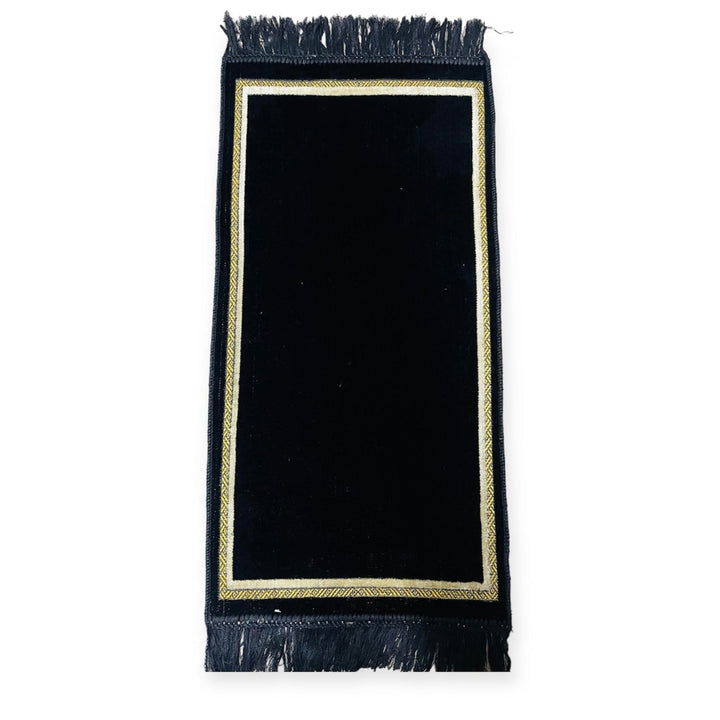 Child Plain Prayer Mat-Black-TheIslamicshop.com