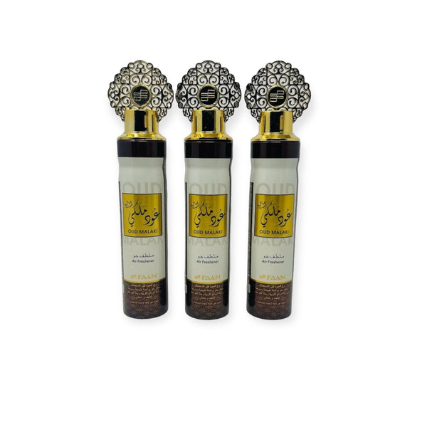 Oud Malaki Home Air freshener 300ml By Faan 3 pack