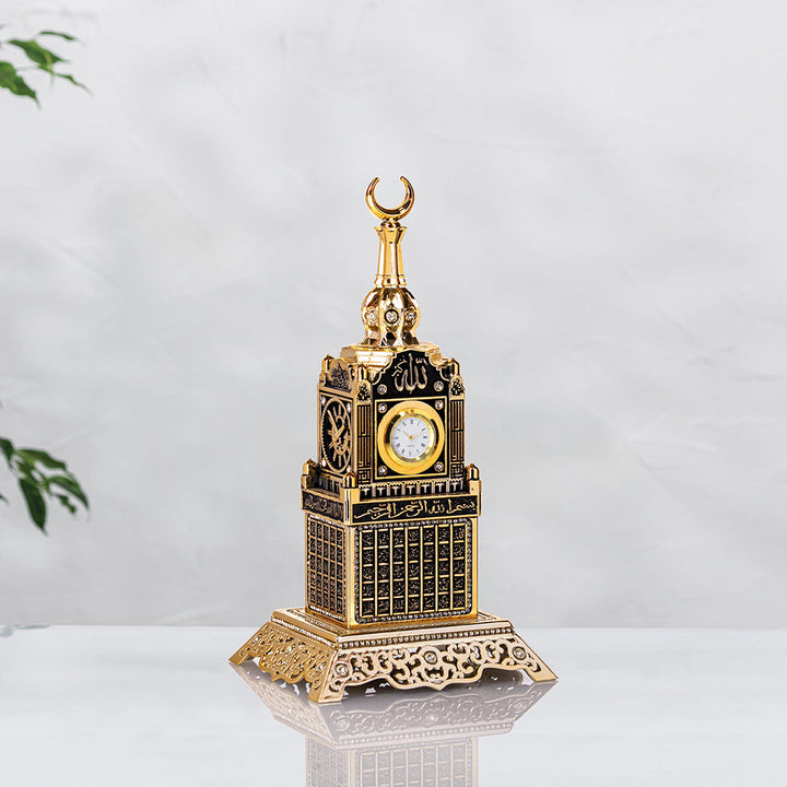GREAT ZAM ZAM TOWER GOLD Turkish Ornament-theislamicshop.com