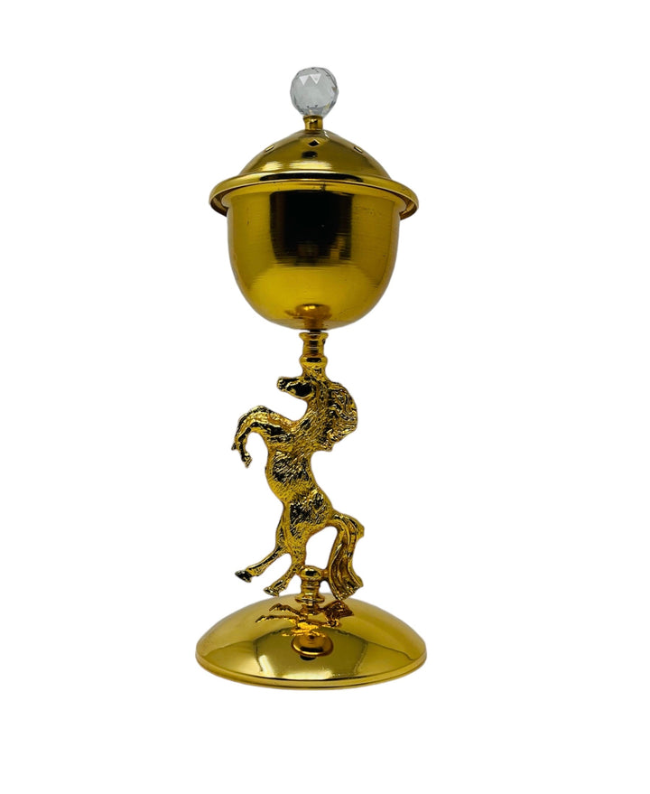 Bakhoor Oudh Burner With Stone/Good quality-INC-596-theislamicshop.com