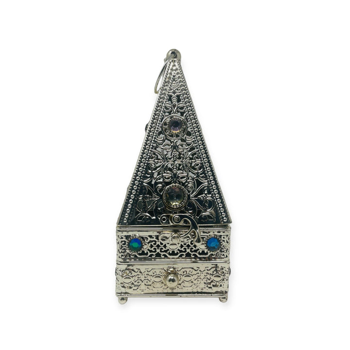 Bakhoor Oudh Burner With Stone/Silver-theislamicshop.com