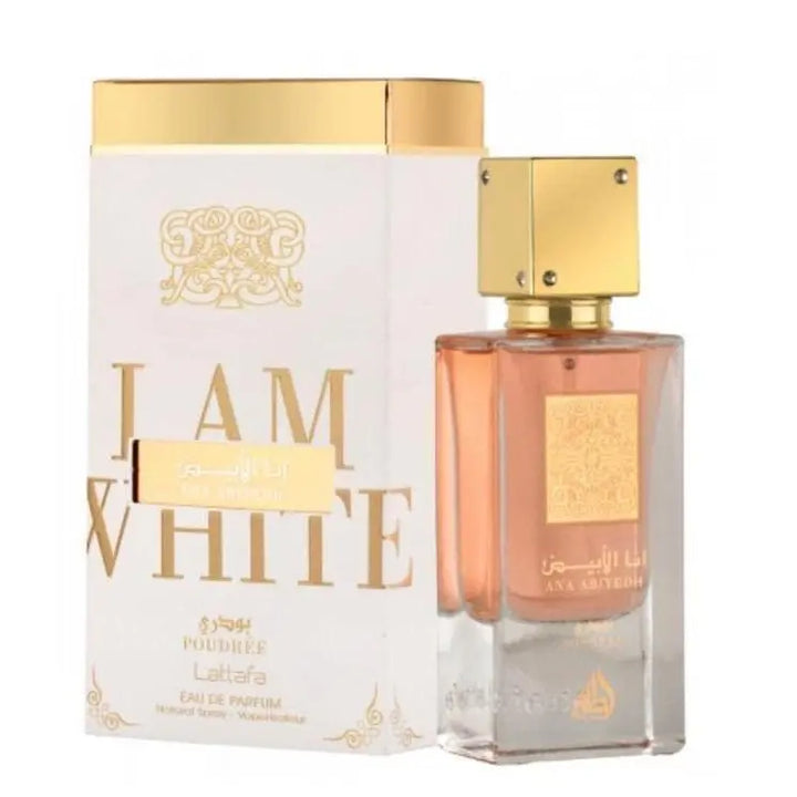 LATTAFA ANA ABIYEDH POUDR'EE 60ML Eau De Parfum Saffron Amber Wood Perfume-theislamicshop.com