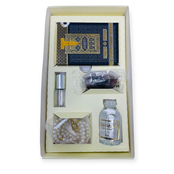Islamic Gift Box Tasbeeh, Zamzam Water, Attar, Dates &Yaseen books careem-Theislamicshop.com