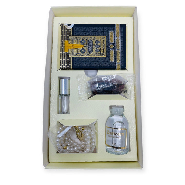 Islamic Gift Box Tasbeeh, Zamzam Water, Attar, Dates &Yaseen books careem-Theislamicshop.com
