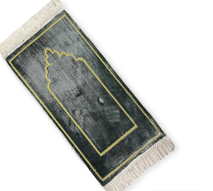 Child Plain Prayer Mat-Grey-theislamicshop.com