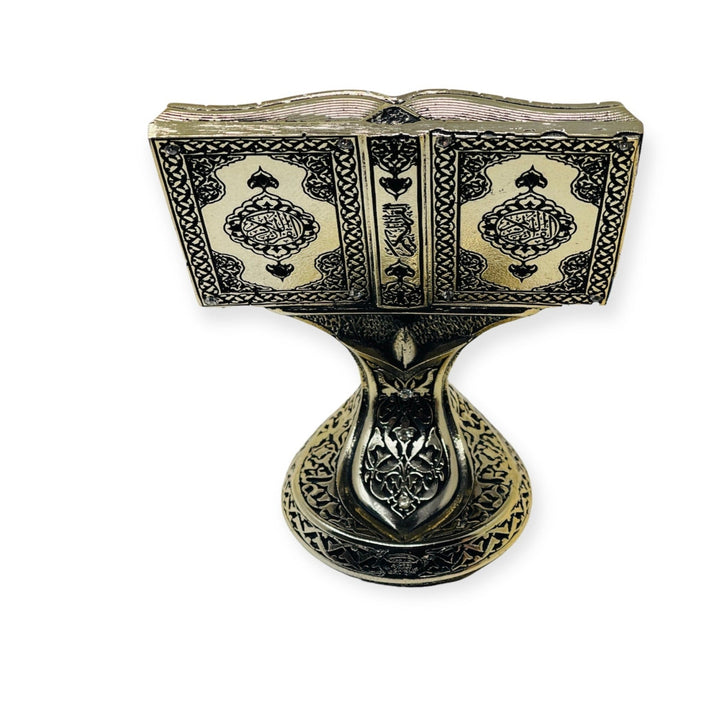 Islamic Table Decor Quran Open Book Nazar Dua with Ayatul Kursi- theislamicshop.com