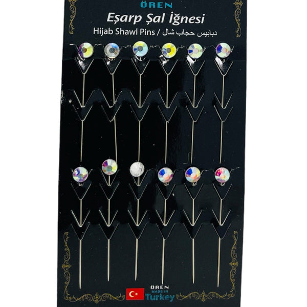 Ladies Scarf Hijab Shawl  Pins-theislamicshop.com