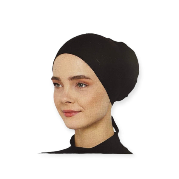 Ladies Under Scarf Hijab BONNET Cap White