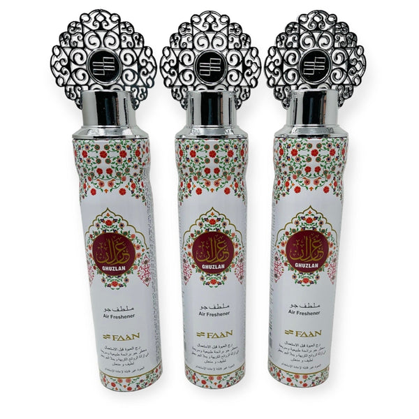 Ghuzlan Home Air freshener 300ml By Faan 3 pack-theislamicshop.com