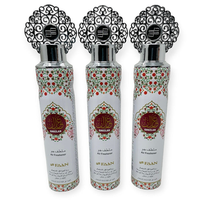 Ghuzlan Home Air freshener 300ml By Faan 3 pack-theislamicshop.com
