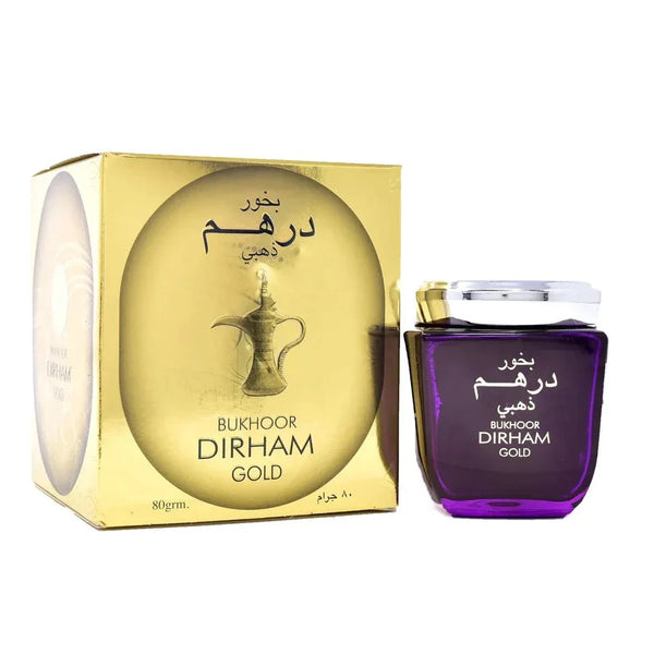 Bakhoor Dirham Gold Incense 80g ARD AL ZAAFARAN-theislamicshop.com