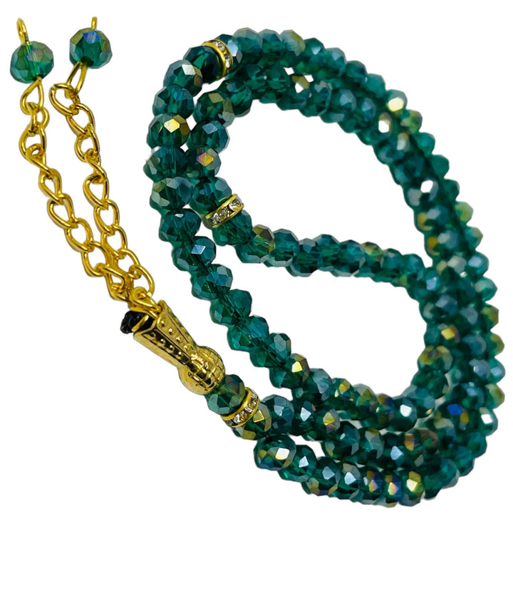 Crystal Prayer Beads, Tasbih, Misbaha, Eid Islamic Gift, worry beads-theislamicshop.com