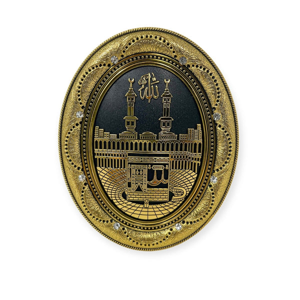 Kaaba Wall Hanging Frame /Stand Plate-PN-0508-(15x12cm) -theislamicshop.com