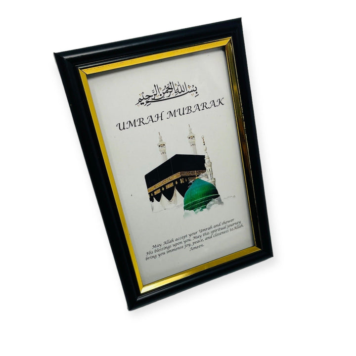 Umrah Mubarak islamic table Frame-Theislamicshop.com