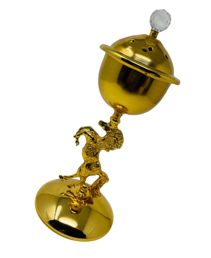 Bakhoor Oudh Burner With Stone/Good quality-INC-596-theislamicshop.com