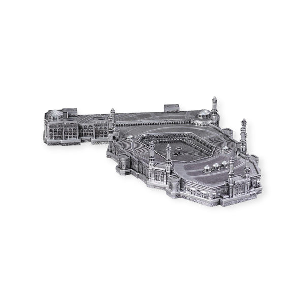 Kaba Al Masjid Al Haram Mecca Replica Silver (Medium)