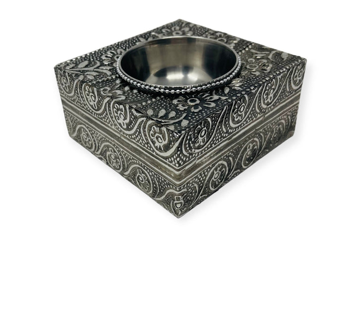 Bakhoor Oudh Burner Silver Colour-theislamicshop.com