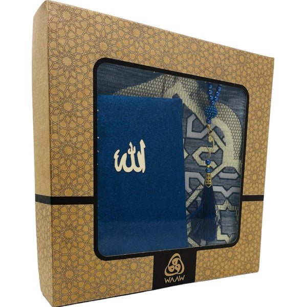 Gift Box With Prayer mat, Tasbeeh & Yaseen Dua Books-theislamicshop.com