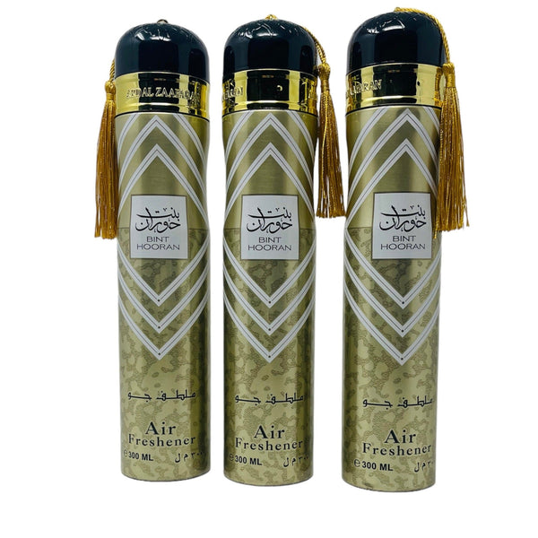 BINT HOORAN AIR FRESHENER SPRAY 300ML BY ARD AL ZAAFARAN Pack of 3-theislamicshop.com